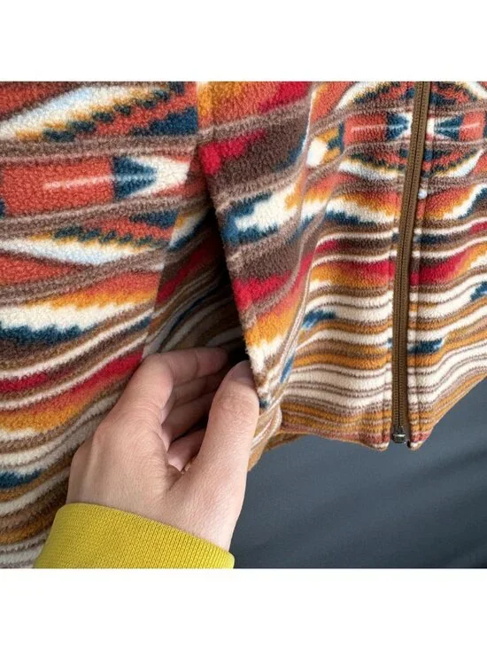 Ariat Dilon Chimayo Vest Womens Medium Brown Southwestern Western Aztec Cowgirl - Picture 3 of 11